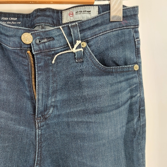 AG Adriano Goldschmied Jodi Crop Flare Jean Size 25 - Picture 8 of 12